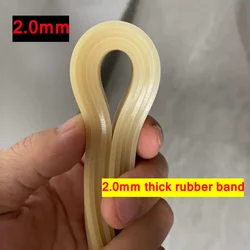 Banda elástica plana 2mm para tirachinas y catapultas – látex resistente