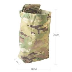 Bolsa MOLLE plegable mini para cintura con organizador multiusos