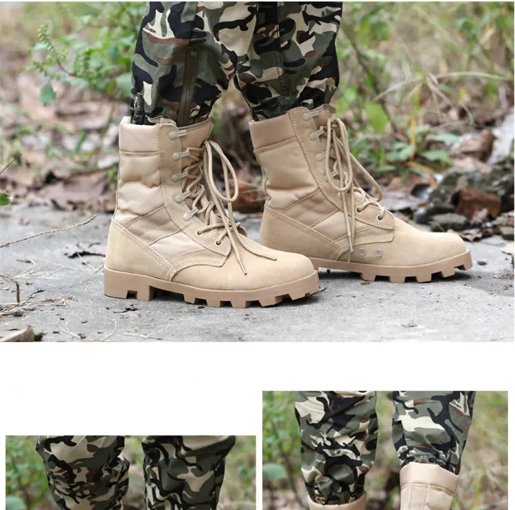 Botas tácticas en uso outdoor