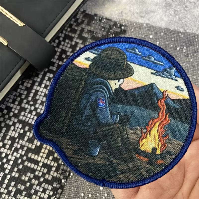 Parche morale Break Glass – Brazalete táctico señalización velcro - imagen 3