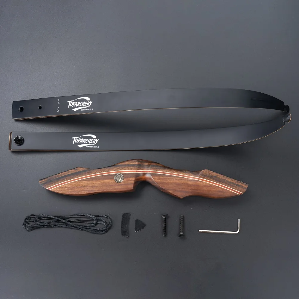 Arco recurvo TOPARCHERY 60\" 20-60 lbs diestro – Práctica y competición - imagen 3