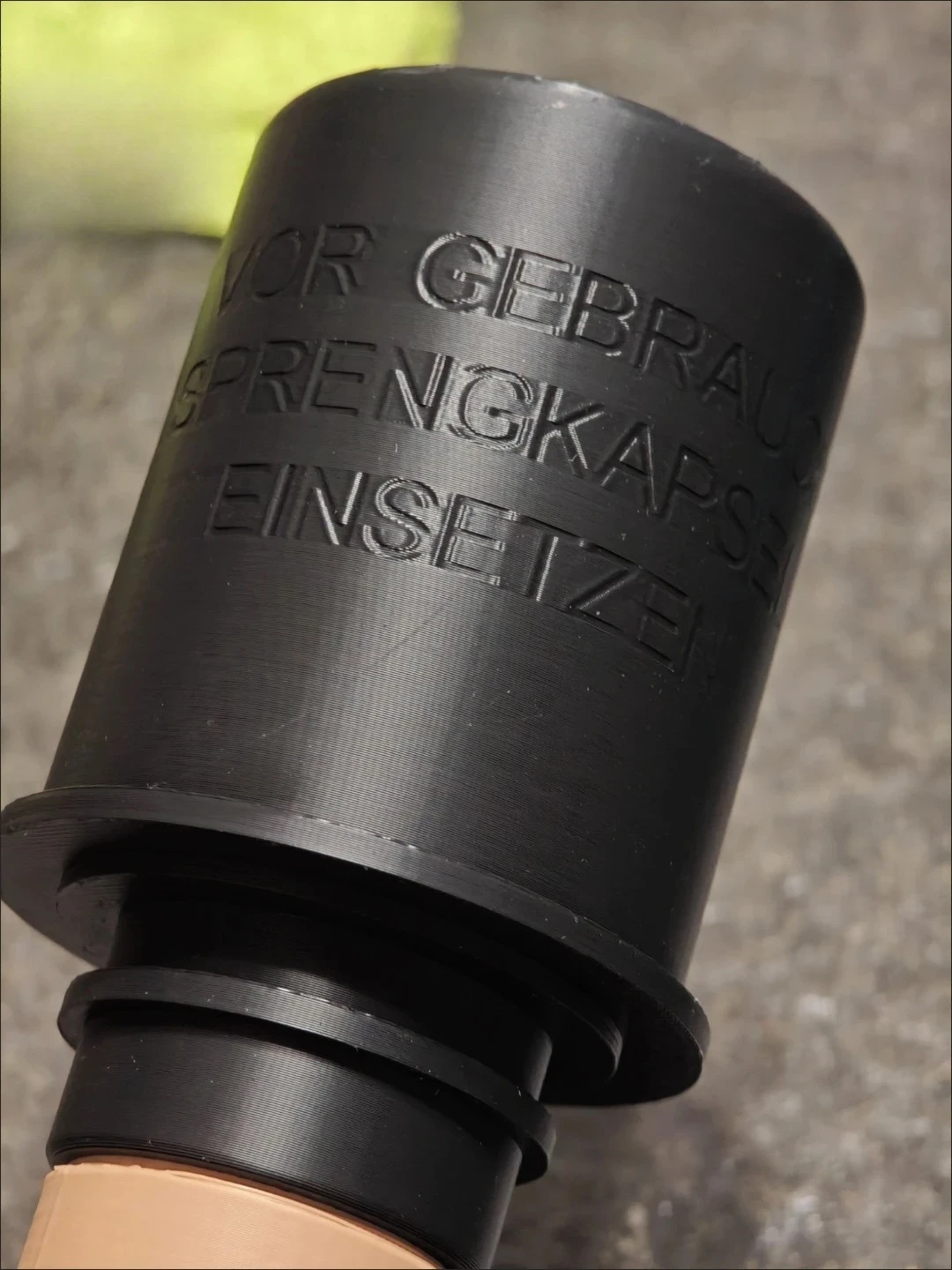 Réplica de granada 3D impresa – adorno alemán WWII coleccionable - imagen 2