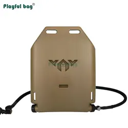 Chaleco tactico con hidratacion y panel MOLLE militar resistente