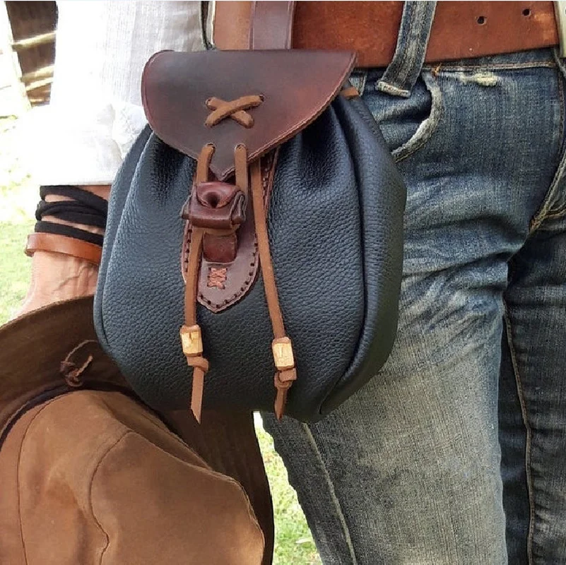 YUNFAN Cinturón táctico militar de cuero con bolso - imagen 3