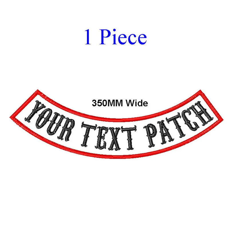 Parche bordado motociclista MC ROCKER biker para personalizar - imagen 2