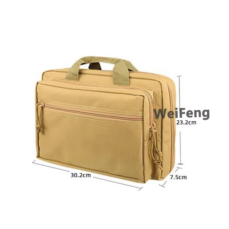 Bolsa táctica para pistola en color bronceado/negro