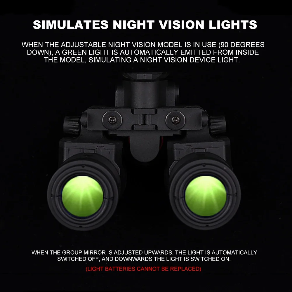 Casco táctico con montura AN/PVS-31 para simulación nocturna - imagen 4