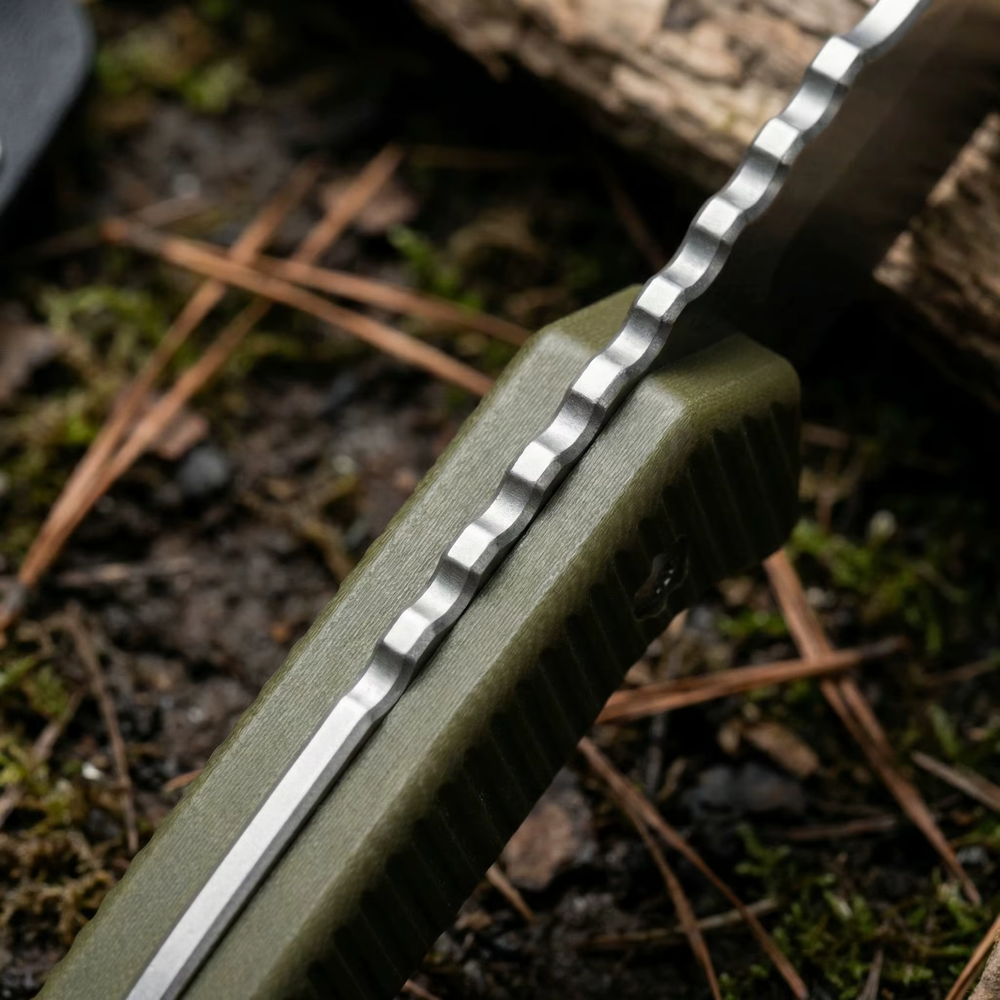 Cuchillo táctico hoja fija acero alta calidad para exterior con funda - imagen 2