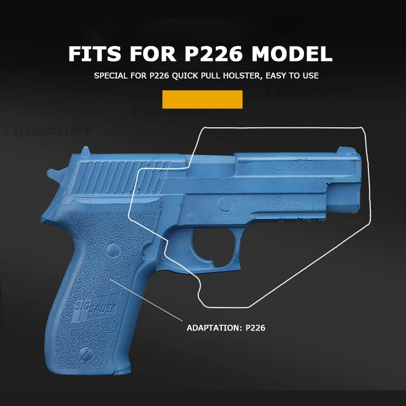 Funda Kydex P226 – Holster táctico extracción rápida mano derecha - imagen 5