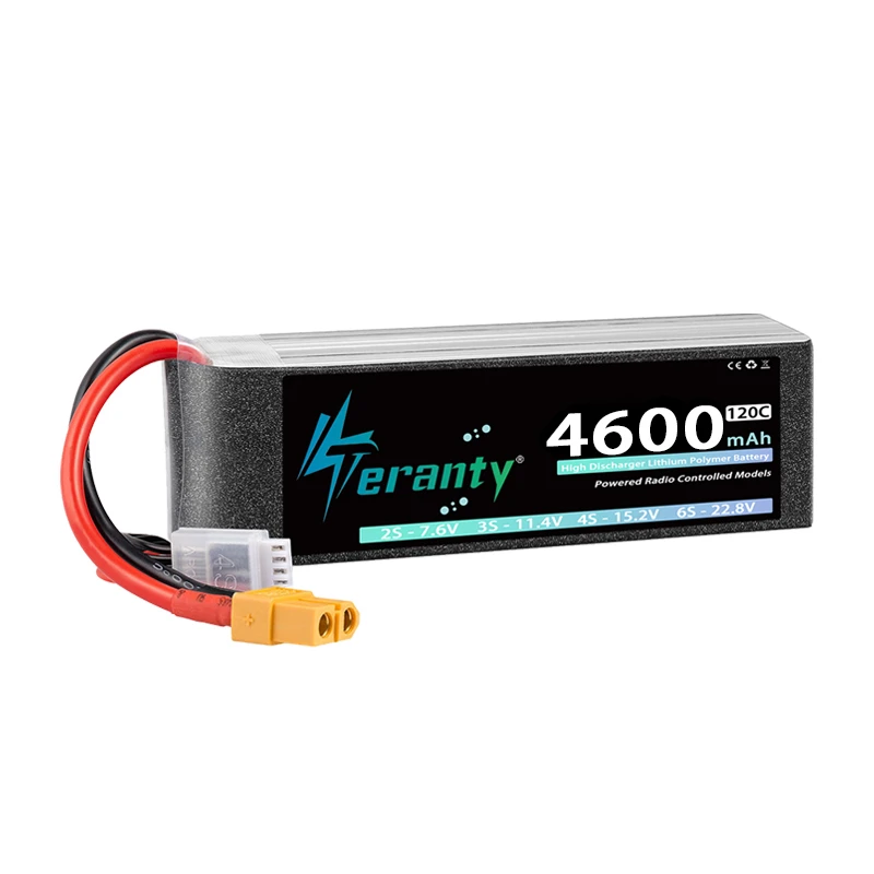TERANTY Batería LiPo RC conector XT60/XT90 para dron FPV - imagen 2