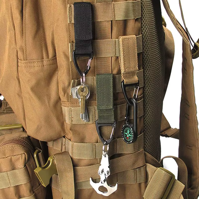 Mochila táctica MOLLE de nailon modular compartimentada para exterior - imagen 3