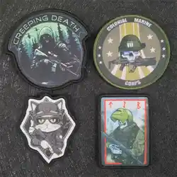 Parche táctico Marines Corps con Velcro adhesivo para ropa y mochilas
