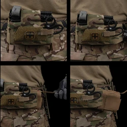 Bolsa táctica IFAK de primeros auxilios MOLLE compacta para trauma
