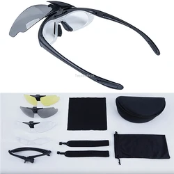Gafas tácticas paintball resistentes impacto lentes intercambiables