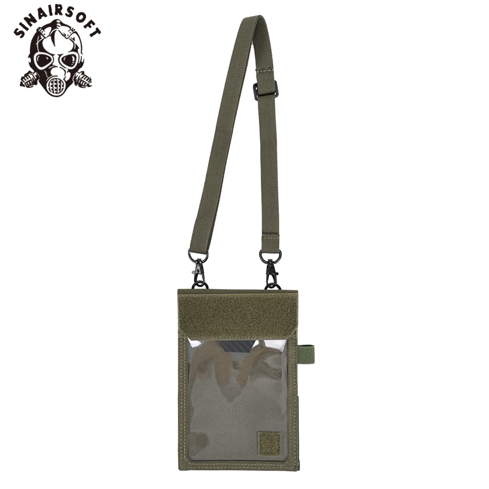 SINAIRSOFT porta credenciales táctico nailon multibolsillos con cordón - imagen 2