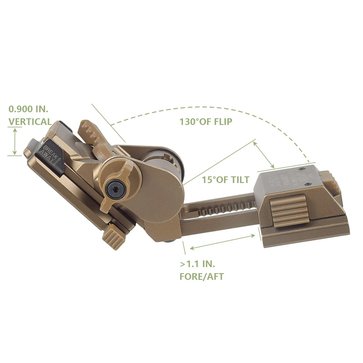 Soporte NVG Wilcox L4G24 para Casco – PVS15 PVS18 GPNVG18 - imagen 4