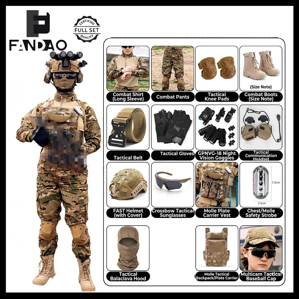 Uniforme camuflaje táctico infantil CS para cosplay rana de algodón