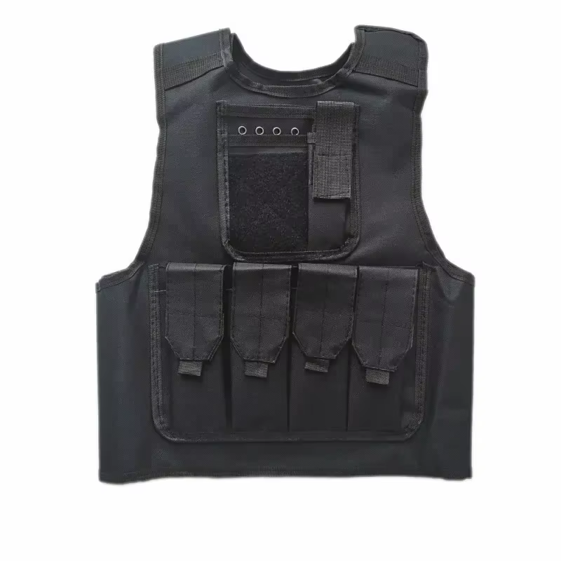 Chaleco táctico Airsoft infantil de camuflaje con protección tiro