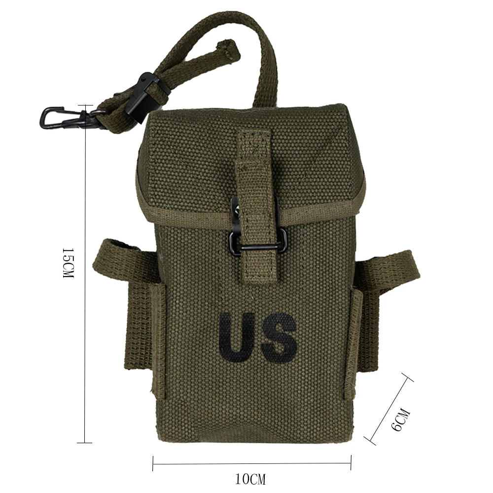 Bolsa de munición M1956 rígida US, universal retro Vietnam táctica - imagen 2