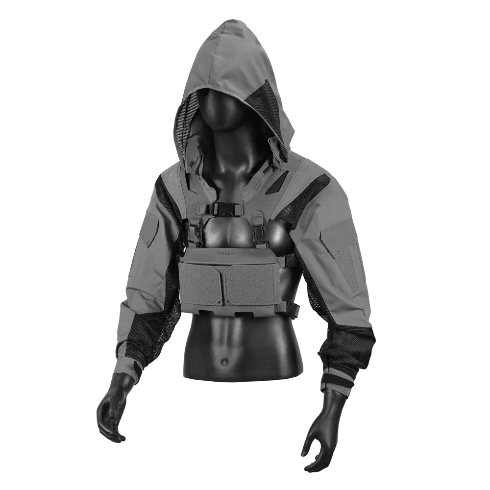 DMGear Chaqueta táctica de combate con capucha y portacargadores - imagen 5