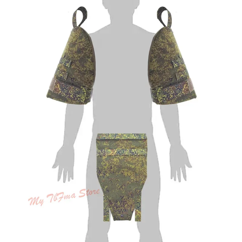 6B23/6B45 Chaleco táctico ruso camuflaje EMR con protector de hombro