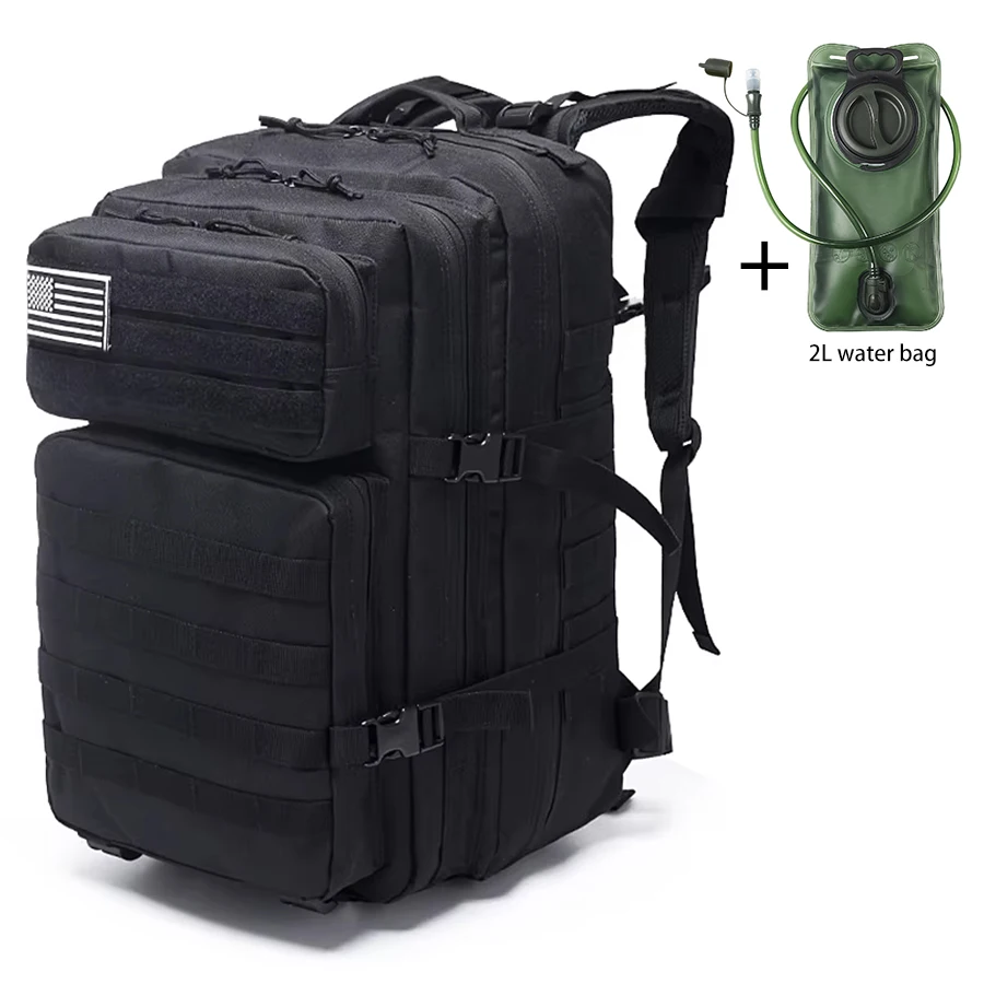 Mochila táctica de exterior multicompartimento con bolsa de agua - imagen 2