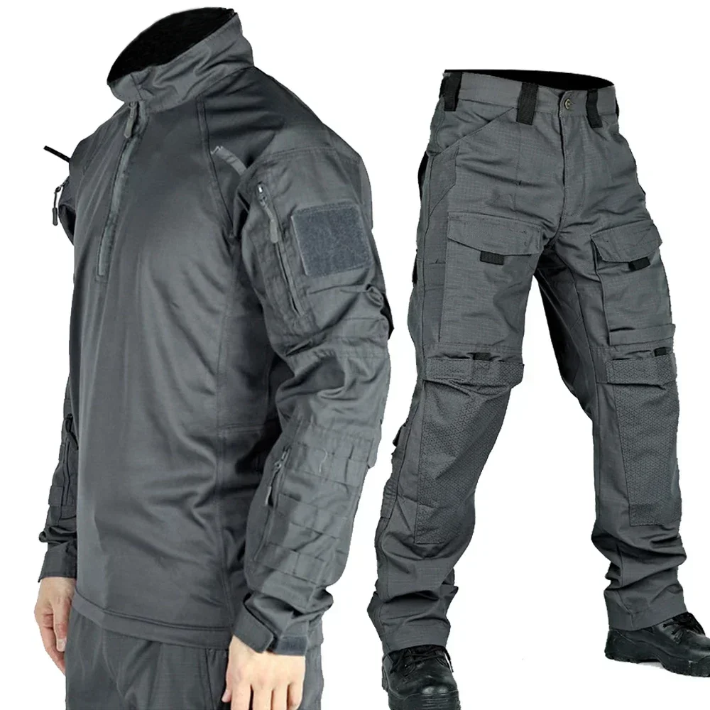 Pantalones cargo tácticos multibolsillos para exterior hombre - imagen 4