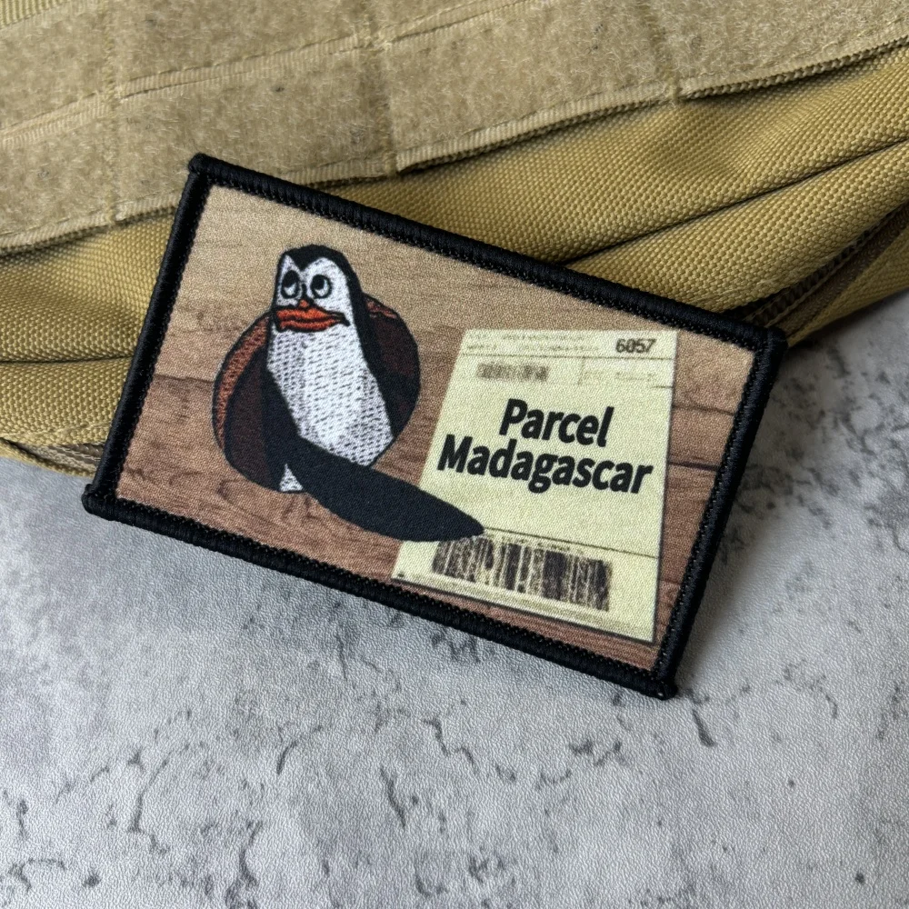 Parche táctico Madagascar con velcro – Insignia militar para mochila - imagen 5