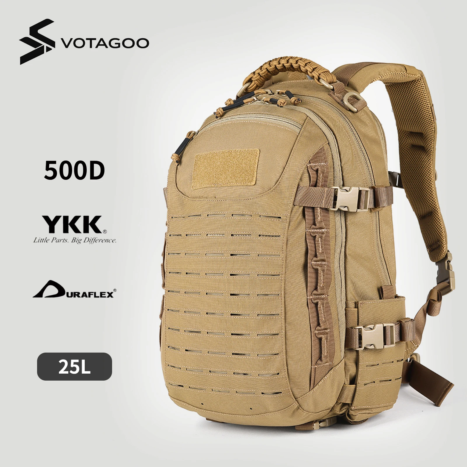 Mochila táctica VOTAGOO DA Dragon Egg camuflaje para trekking - imagen 4
