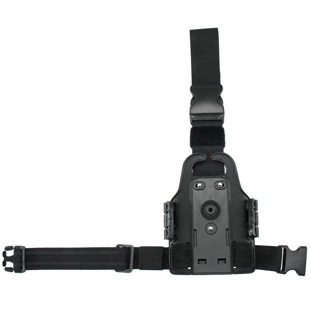 Funda táctica de muslo ajustable con portacargador para pistola - imagen 2
