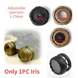 Protector de lente NVG para visión nocturna, diafragma ajustable