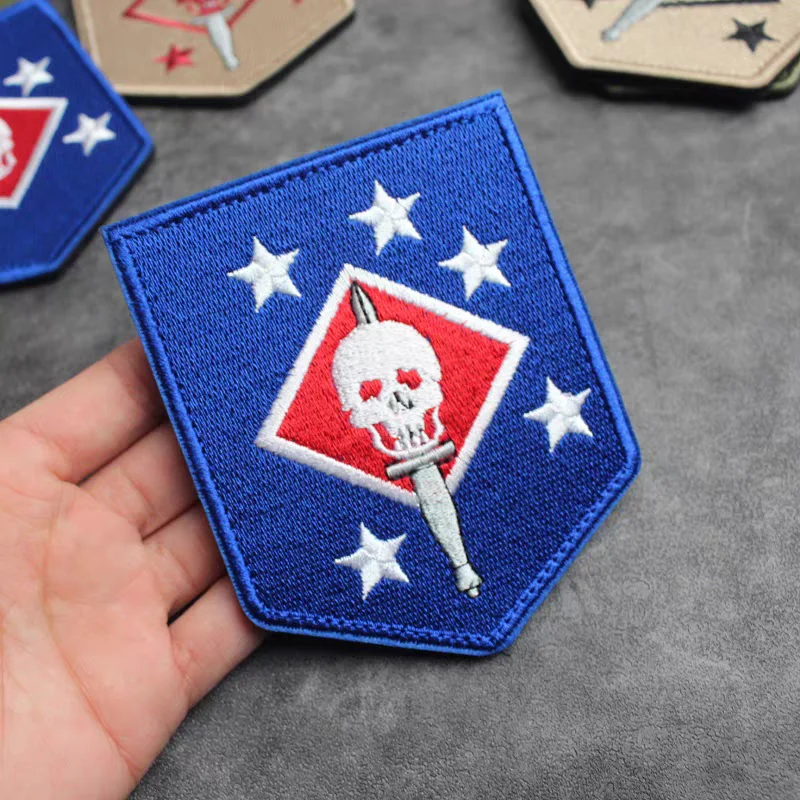 Parche mochila casco brazalete cuero Marine Raiders – Militar táctico profesional - imagen 4