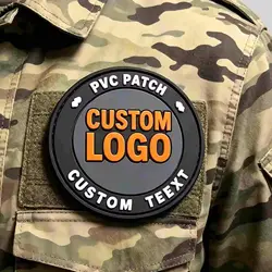 Parche PVC personalizado con velcro o termoadhesivo