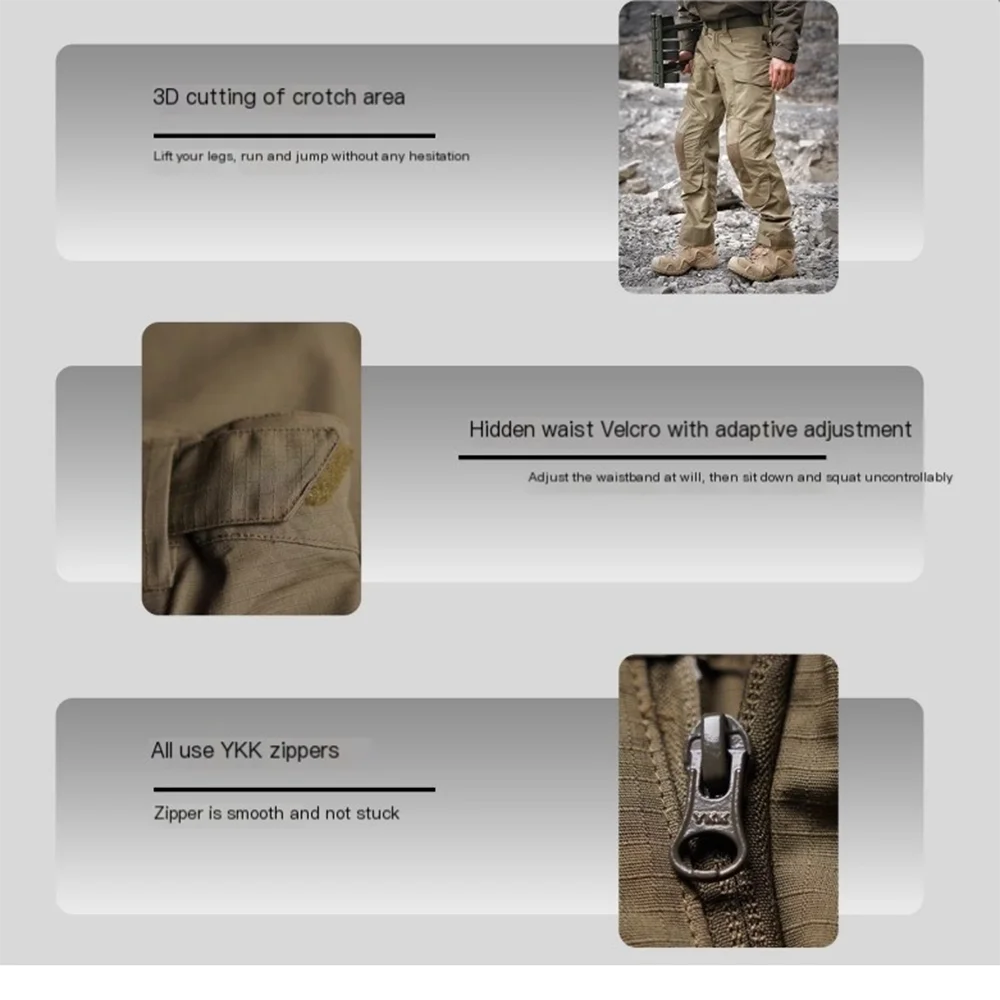 Assault 3.0 Pantalón táctico outdoor Military Bird ajustable