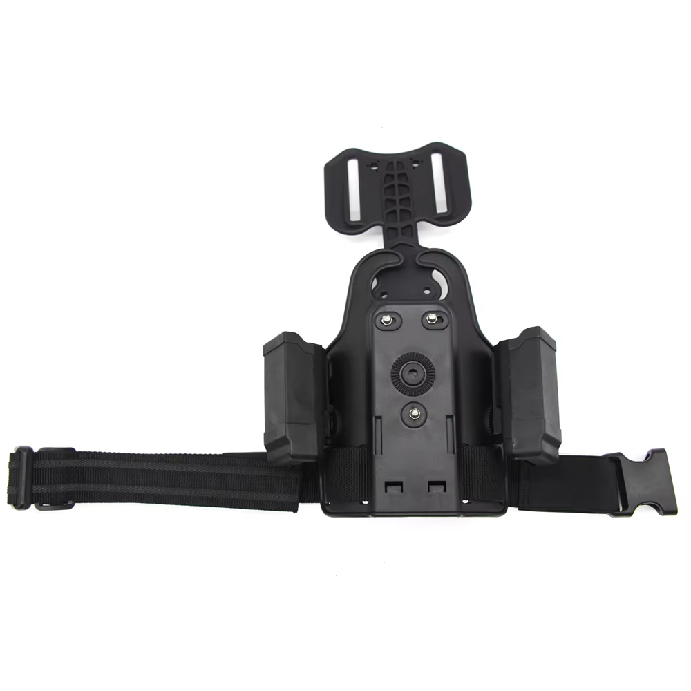 Funda de pierna para pistola 9mm con doble cargador - Glock 17/19 - imagen 4