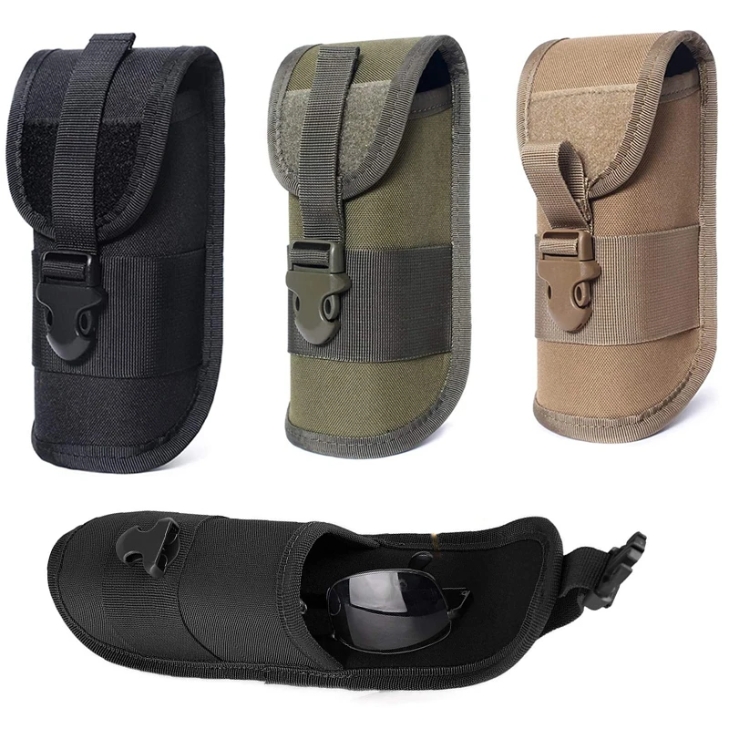 Estuche táctico MOLLE para gafas EDC, organizadora de herramientas