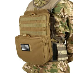 Mochila de hidratación táctica MOLLE de nailon para aire libre