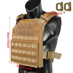 Gilet táctico modular de caza con liberación rápida y D-ring