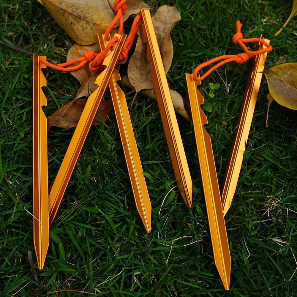 Estacas de aleación aluminio 18 cm para tienda campaña – Ultraligeras - imagen 3