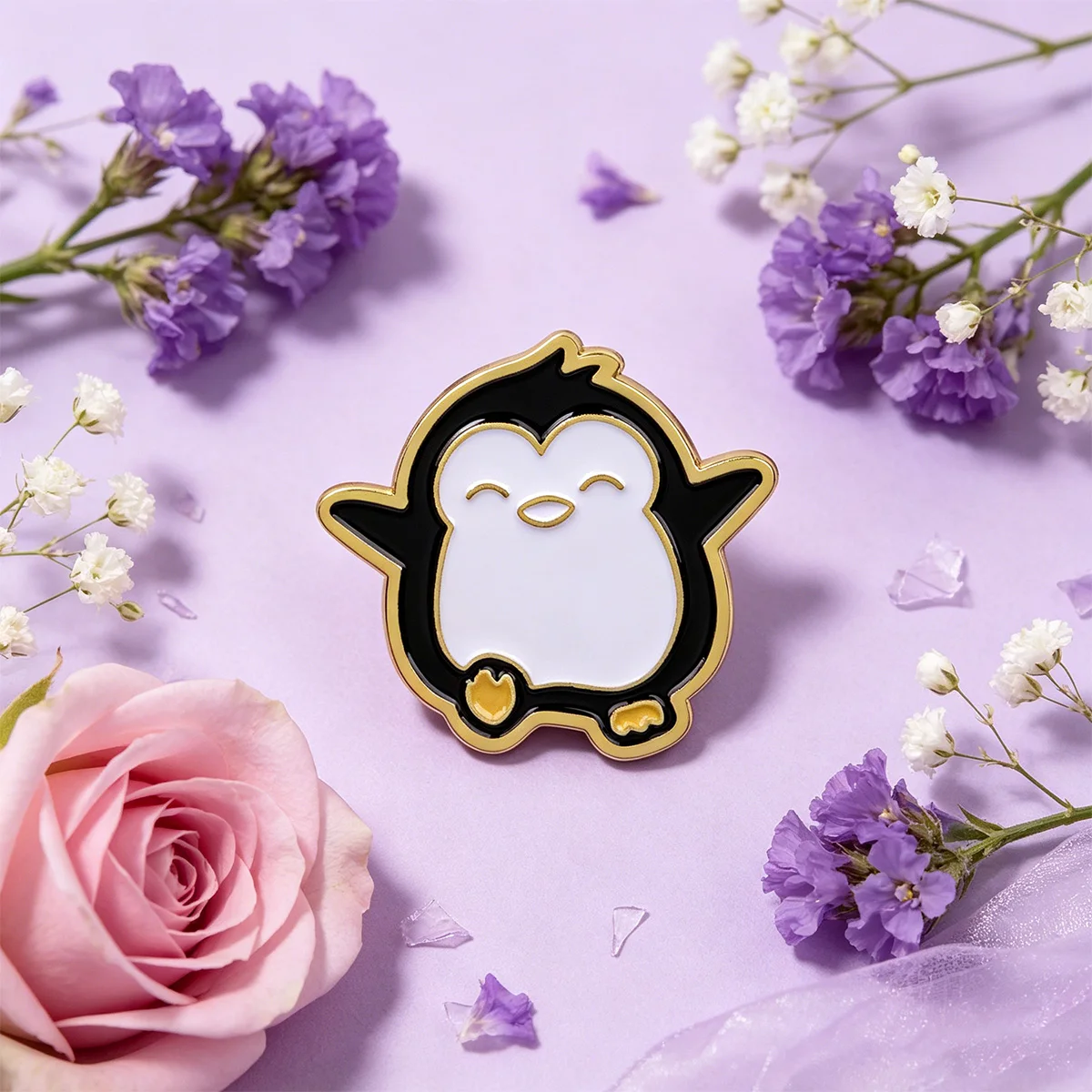 Leuke Pinguïn pin de esmalte pingüino para mochila y gorra - imagen 5