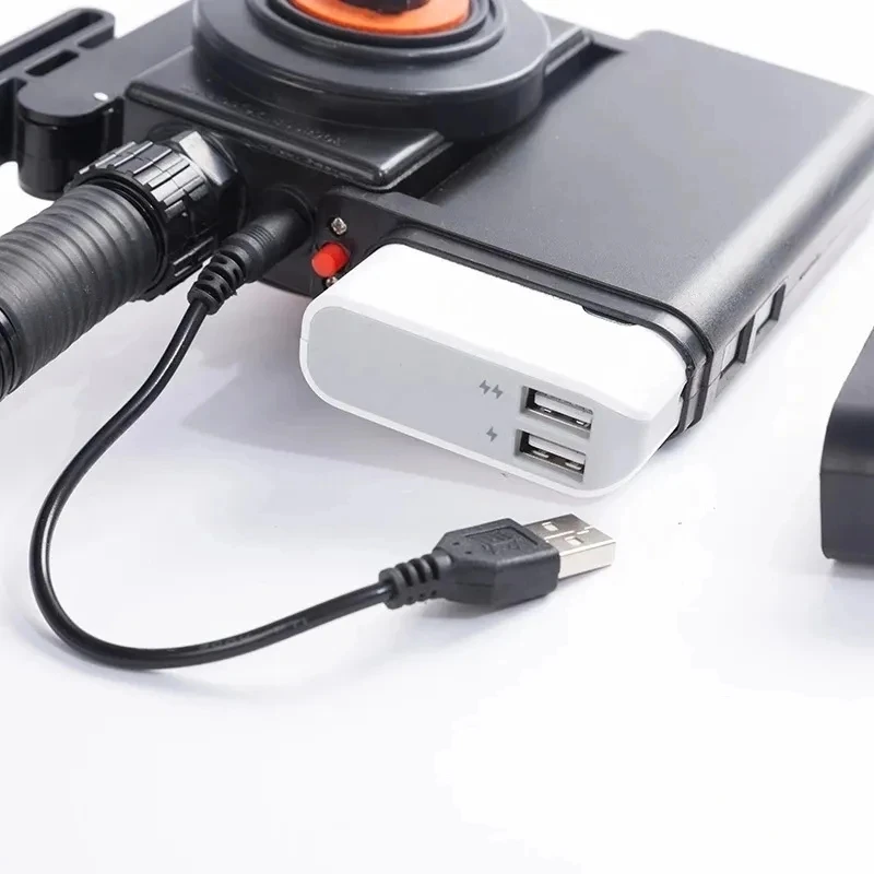 Respirador eléctrico con soplador – Mascarilla multifiltro universal - imagen 4
