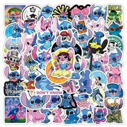 Pegatinas Stitch de vinilo para cuadernos, botellas y equipaje