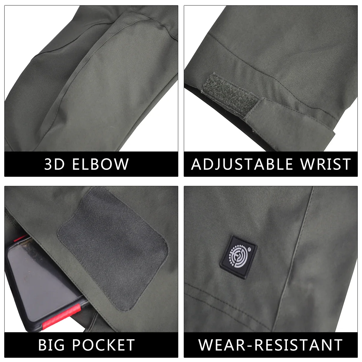 Chaqueta táctica safari con capucha – A prueba de viento para hombre - imagen 4