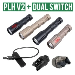 Linterna táctica PLH-V2 Scout Light de 1300 lúmenes para Picatinny