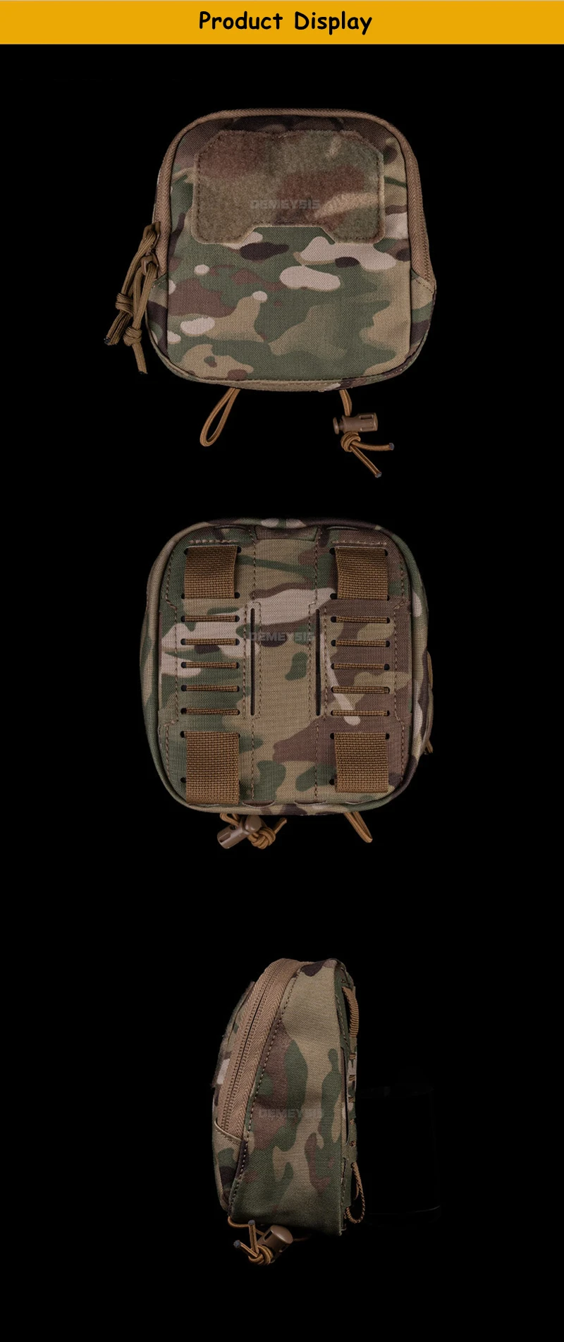 Compatible con sistemas MOLLE y cinturones