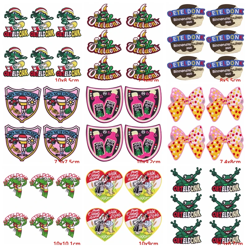 Parches bordados de Carnaval de Países Bajos