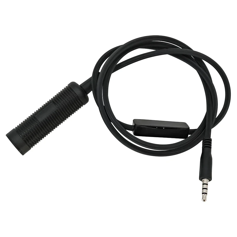Adaptador PTT táctico para auriculares con jack de audio militar - imagen 3