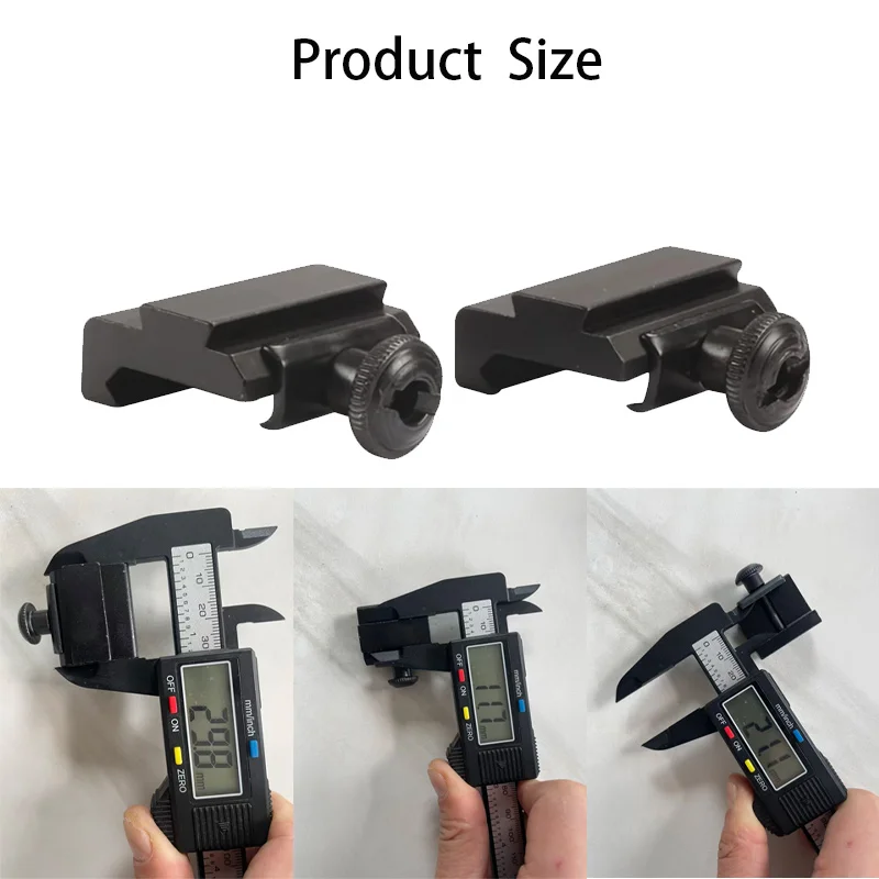 Adaptador Picatinny 11mm a 20mm para mira telescópica - imagen 3