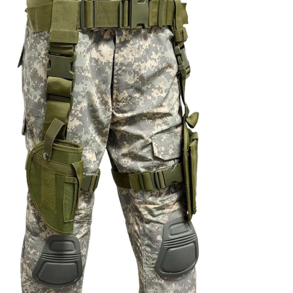 Funda táctica pistola universal de pierna MOLLE para caza aire libre - imagen 5