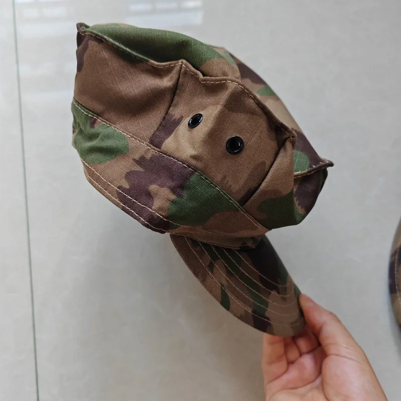 Gorra táctica octogonal de nailon con protección solar para senderismo - imagen 5